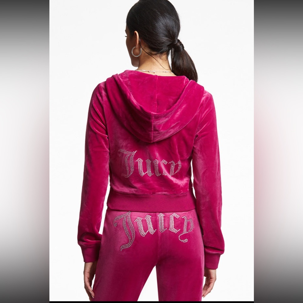 SOLD BNWT Raspberry Glaze Juicy Couture velour track suit set SOLD